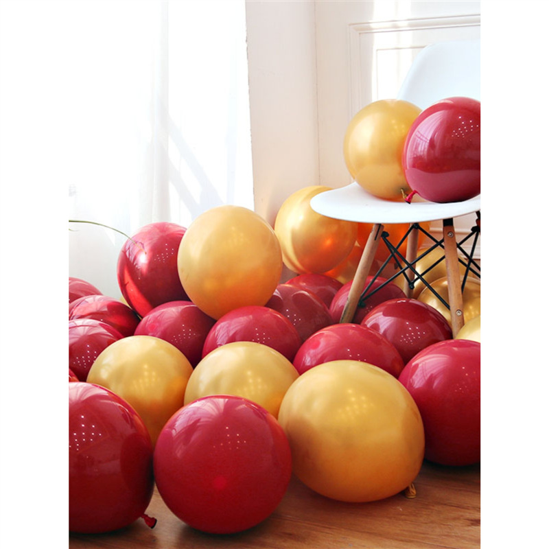 5寸10寸12寸18寸24寸36寸双层气球 宝石红气球 乳胶气球 房装饰品