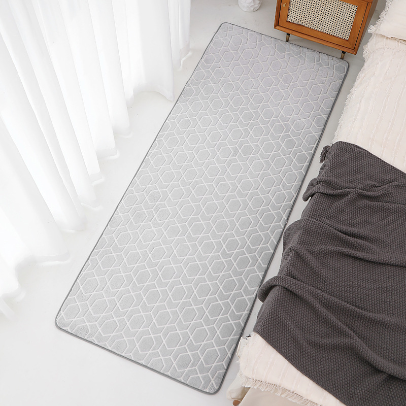 Factory Supply Wholesale Modern Bedroom Bedside Blanket Simple Room Floor Mat Tea Table Household Luminous Carpet