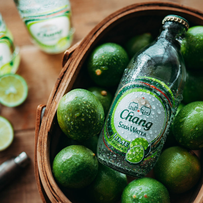 泰国进口象牌无糖大象苏打水青柠气泡水整箱矿泉水莫吉托饮料