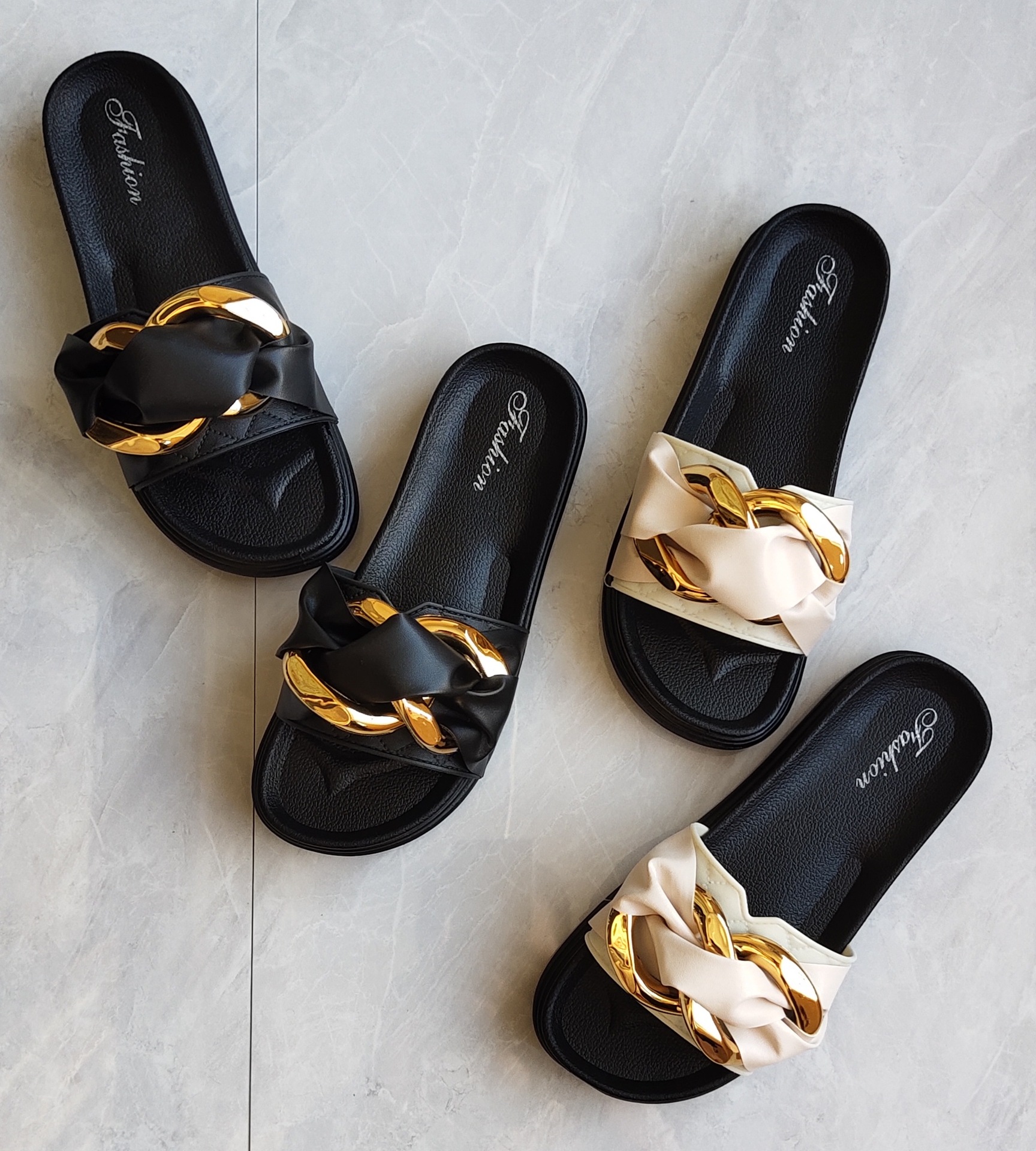 新款厚底拖鞋女外穿增高时尚潮流百搭韩版松糕底防滑凉拖鞋女批发