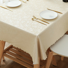 桌布欧式免洗酒店饭店餐厅家用长方形餐桌布台布