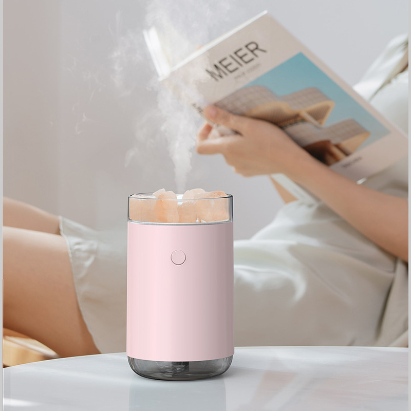 Creative New Rock Aromatherapy Humidifier Bedroom Home Desktop Colorful Light Multifunctional Spray Humidifier