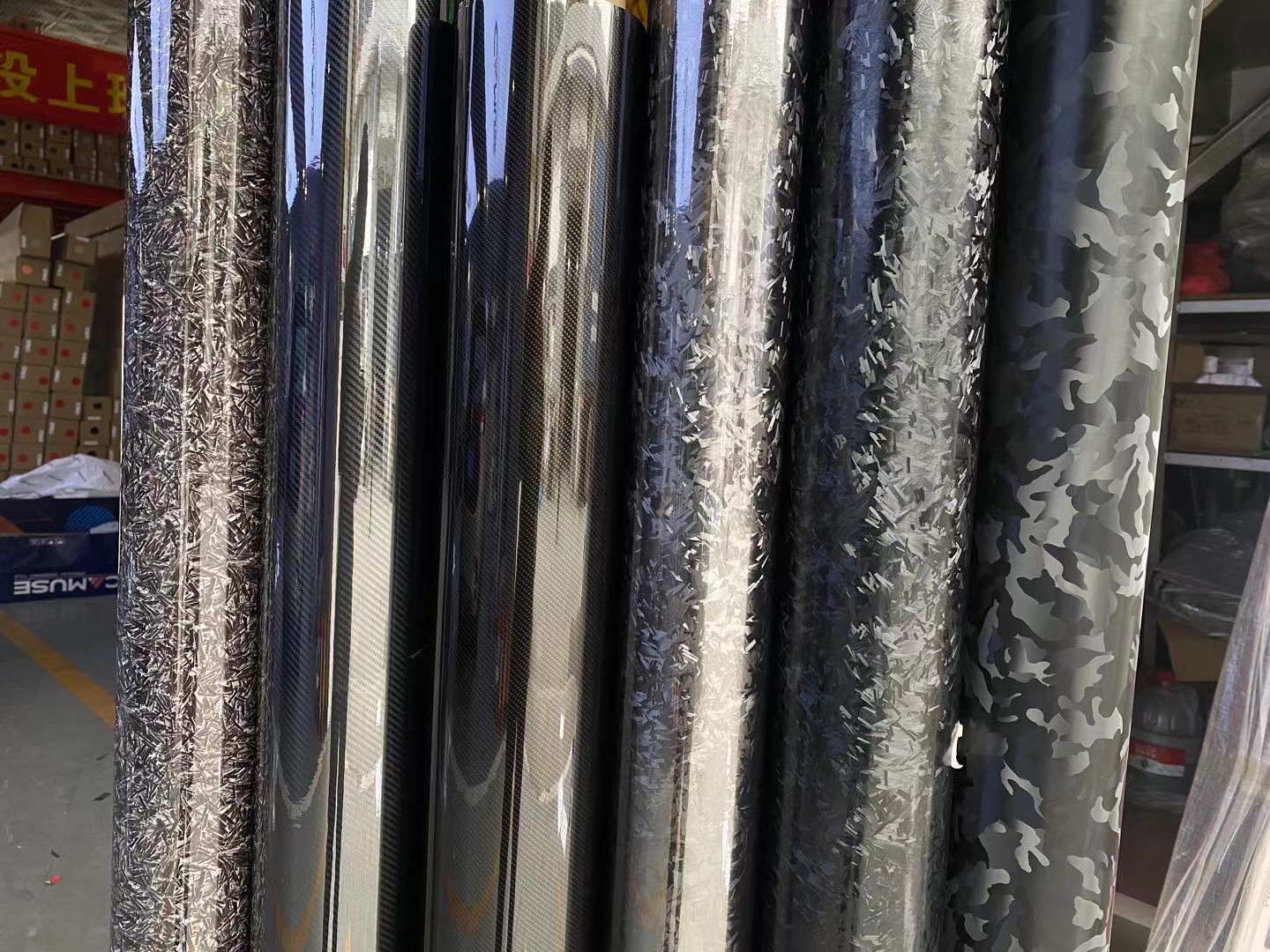 汽车内饰膜 锻造碳纤维 锻造纹 碳纤黑 改装车后视镜手机壳贴膜