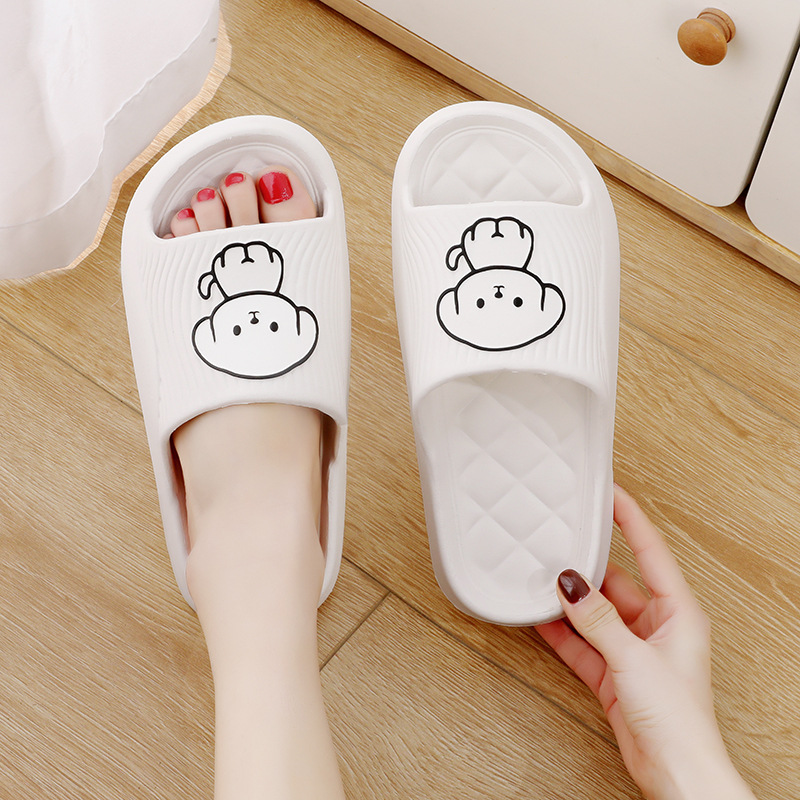 Cross-Border Platform Sandals for Women Summer 2024 New Couple's Home Anti-Slip Bath Bathroom Men's Sandals