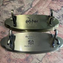 哈利波特魔杖展架周边摆架魔法棒正版展示架纯金属铜支架摆件礼物