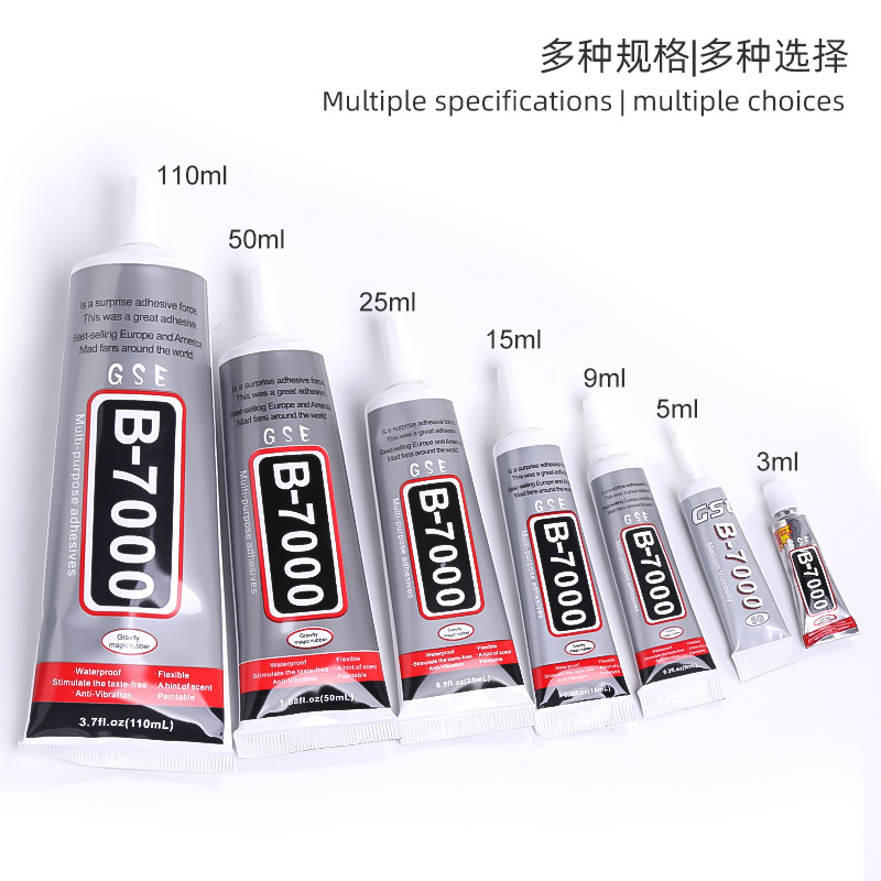 B7000 Glue Toothpaste Glue Stick-on Crystals Phone Case Ornament Glue Screen Repair Rhinestone Diy Accessories