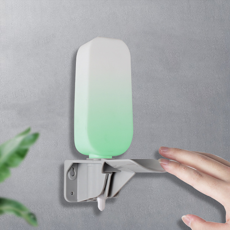 Exclusive for Cross-Border Elbow Pressure Soap Dispenser Manual Sterilizer Wall-Mounted Hand Sanitizer Soap Dispenser Press Fluid