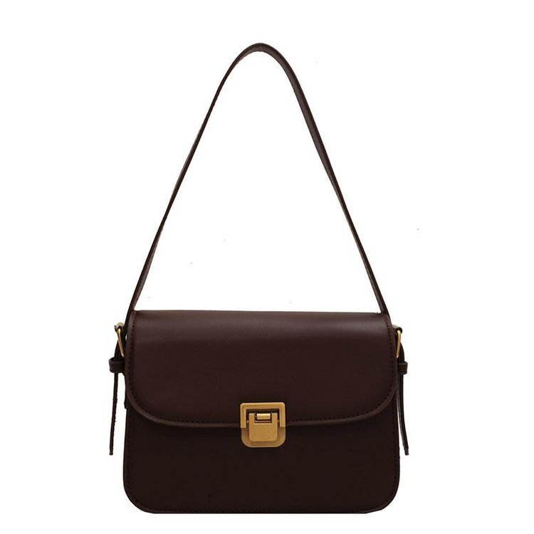 Elegant Women's Bag 2022 New Fashion Simple Messenger Bag Retro Style Fashionable Shoulder Small Square Bag