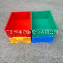 新料加厚塑胶箱 工厂塑料周转箱 彩色胶框 五金工具箱仓库物料框