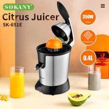 欧规跨境SOKANY651E德国现货家用便携式不锈钢榨汁机juicer