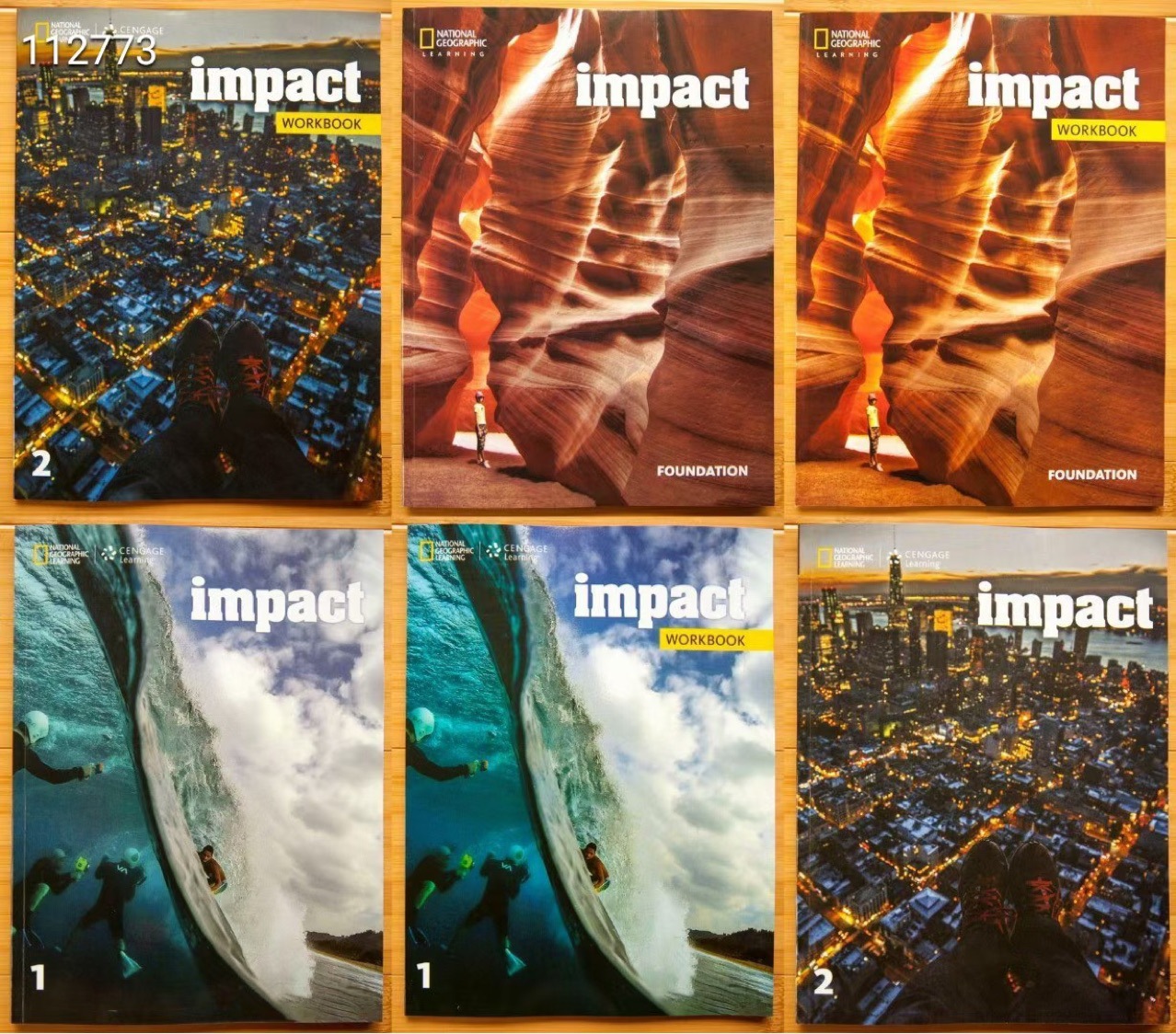 国家地理 impact 综合学练教材 学生书练习册共6册 ket/pet-阿里巴巴