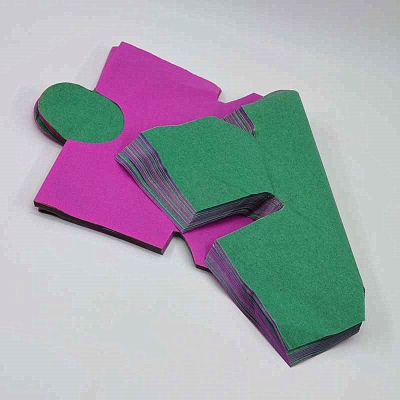 五色衣纸双面彩色纸七月烧衣连体有脚衣服中元节冥纸祭祀祖先烧纸