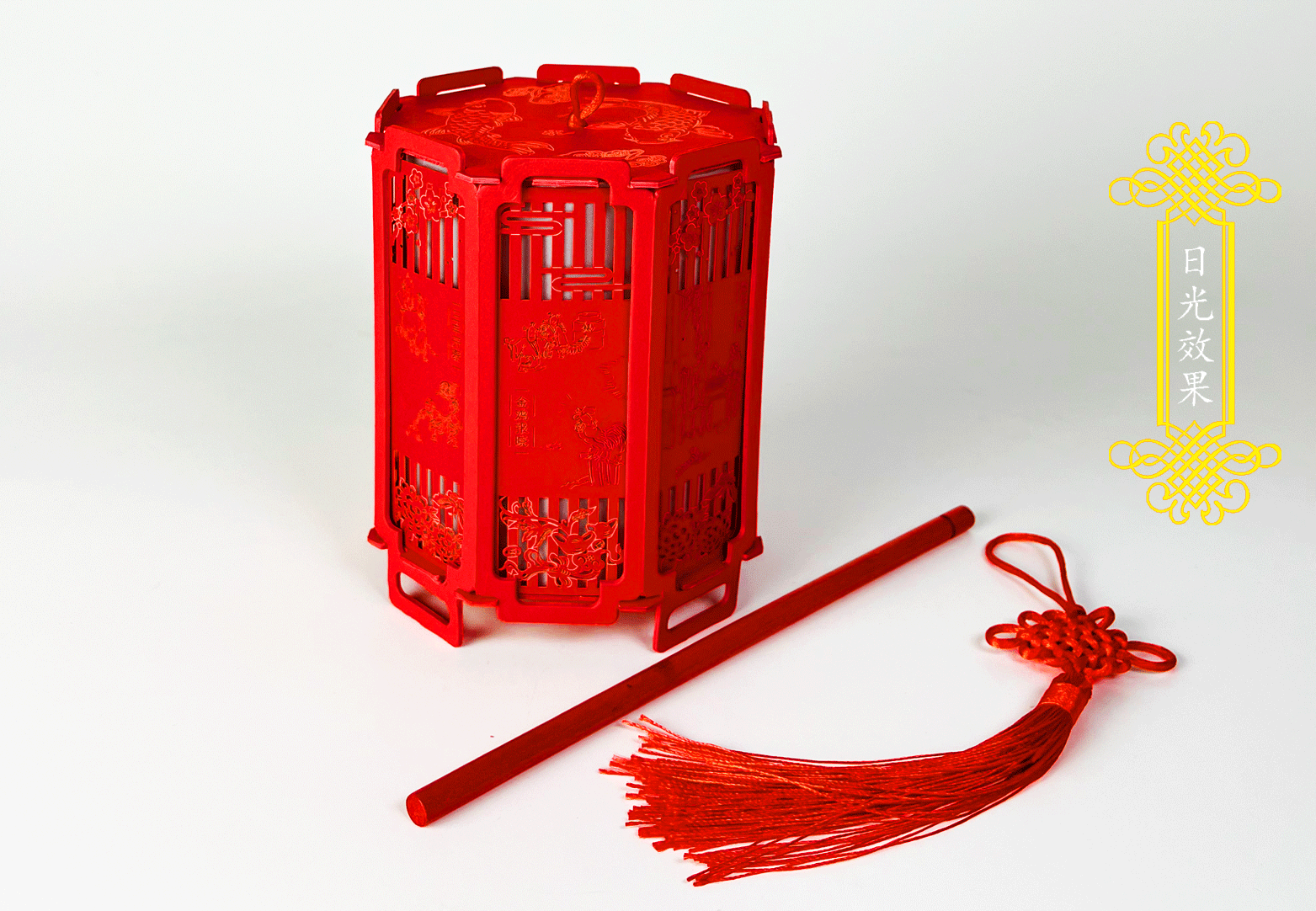 故宫儿童手提灯笼宫灯手工diy纸雕灯led春节挂饰中国风礼物批发