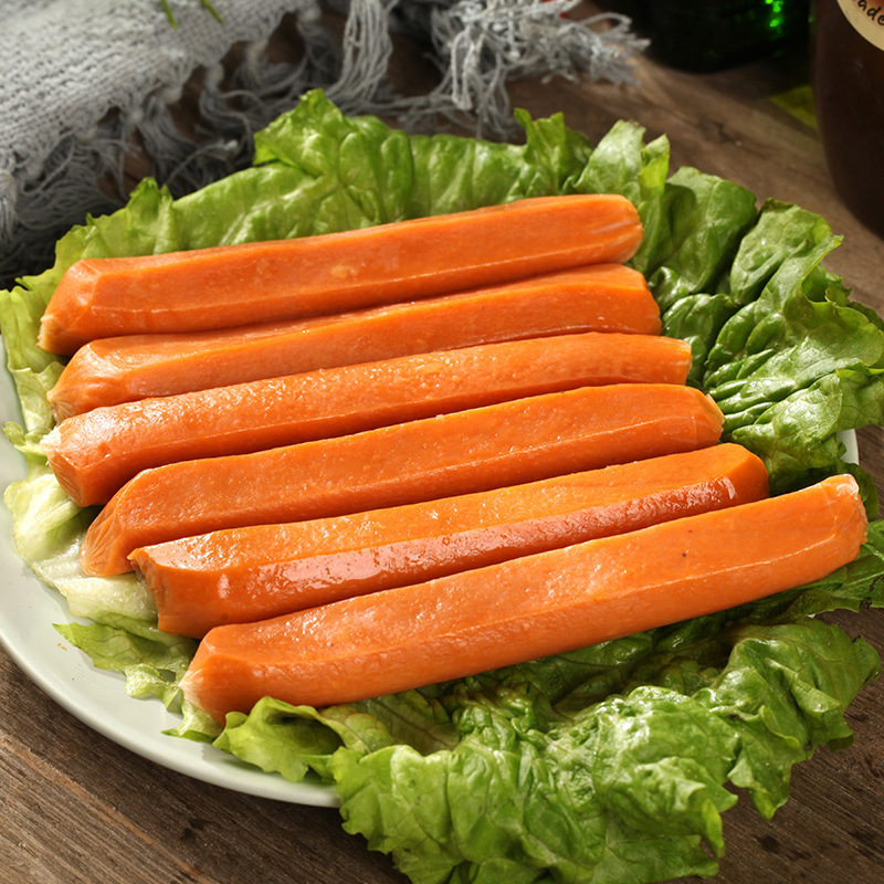 奥尔良脆骨肠烤肠 早餐热狗肠鸡肉肠冷冻烤香肠考肠商用脆皮肠