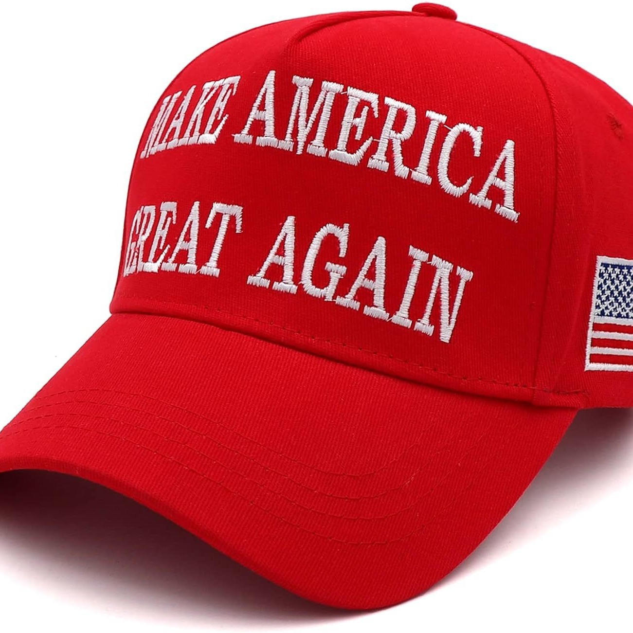 make america great again红色棒球帽45-47帽子2024美国广告帽