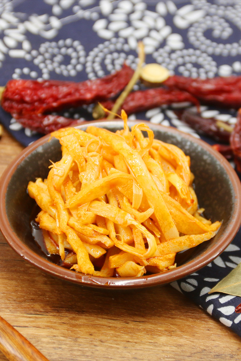 30克广西桂林即食红油酸笋500克桂林米粉酸笋5斤装柳州螺蛳粉配料