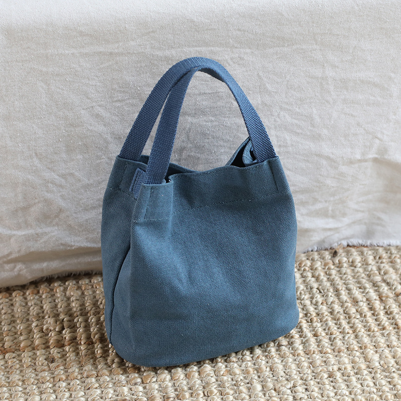 庸庸斜挎单肩帆布包女文艺日系韩版ins简约迷你包手拎百搭小布包