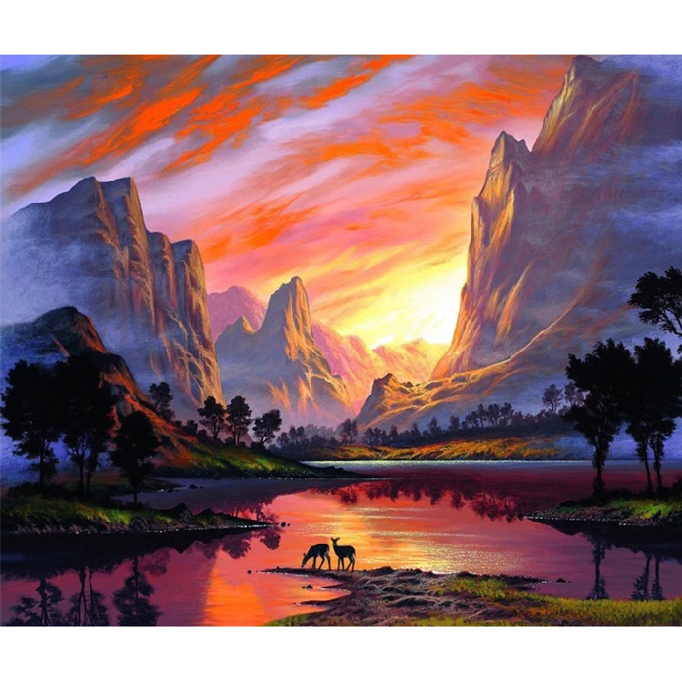5d风景画十字绣