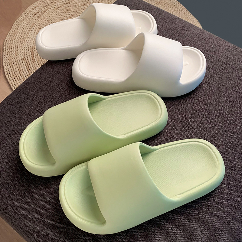 summer home slippers men‘s and women‘s anti-slip bathroom bath eva household wear-resistant slippers wholesale