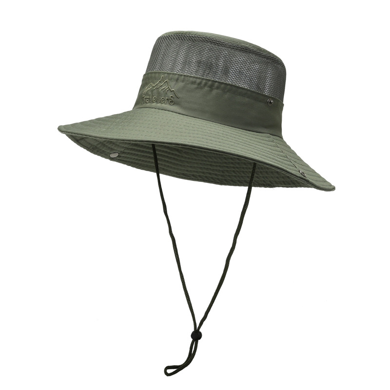 New Style Fisherman Hat Men's Outdoor Alpine Cap Summer Quick-Drying Cap Breathable Sun Hat Sun Protection Fishing Cap