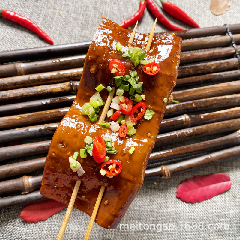 牛皮豆干重庆四川特产烧烤豆腐干凉拌火锅串串五香豆腐干商用食材