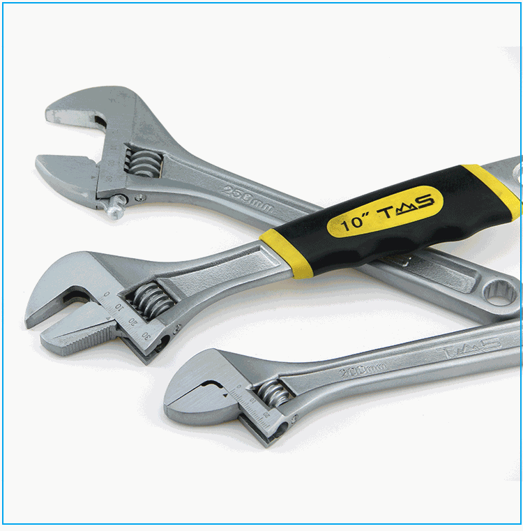 泰山精工管活两用扳手 管钳 活口扳手 管扳手 两用活口扳手