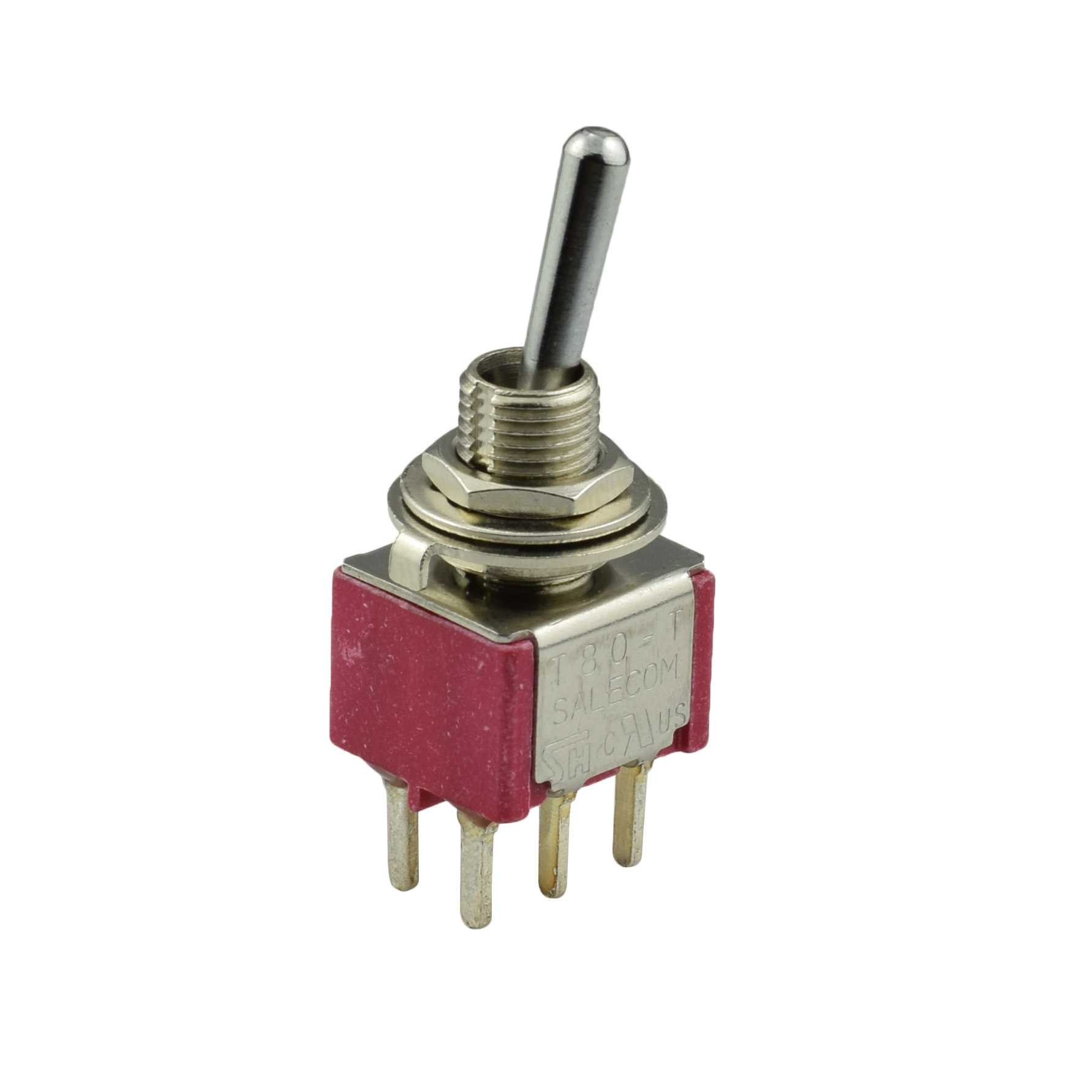 供应sh品牌台湾钮子开关 摇柄开关 t8011-sebq-h 6脚2档开关-阿里巴巴