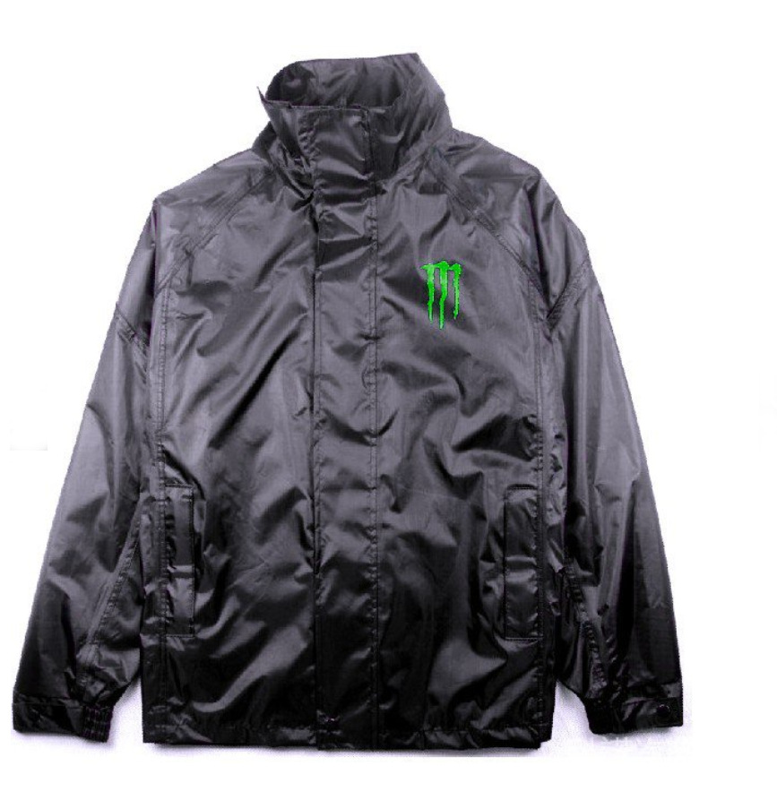 冲锋衣雨衣monster魔爪分体套装赛车男女摩托车骑行户全身防暴雨