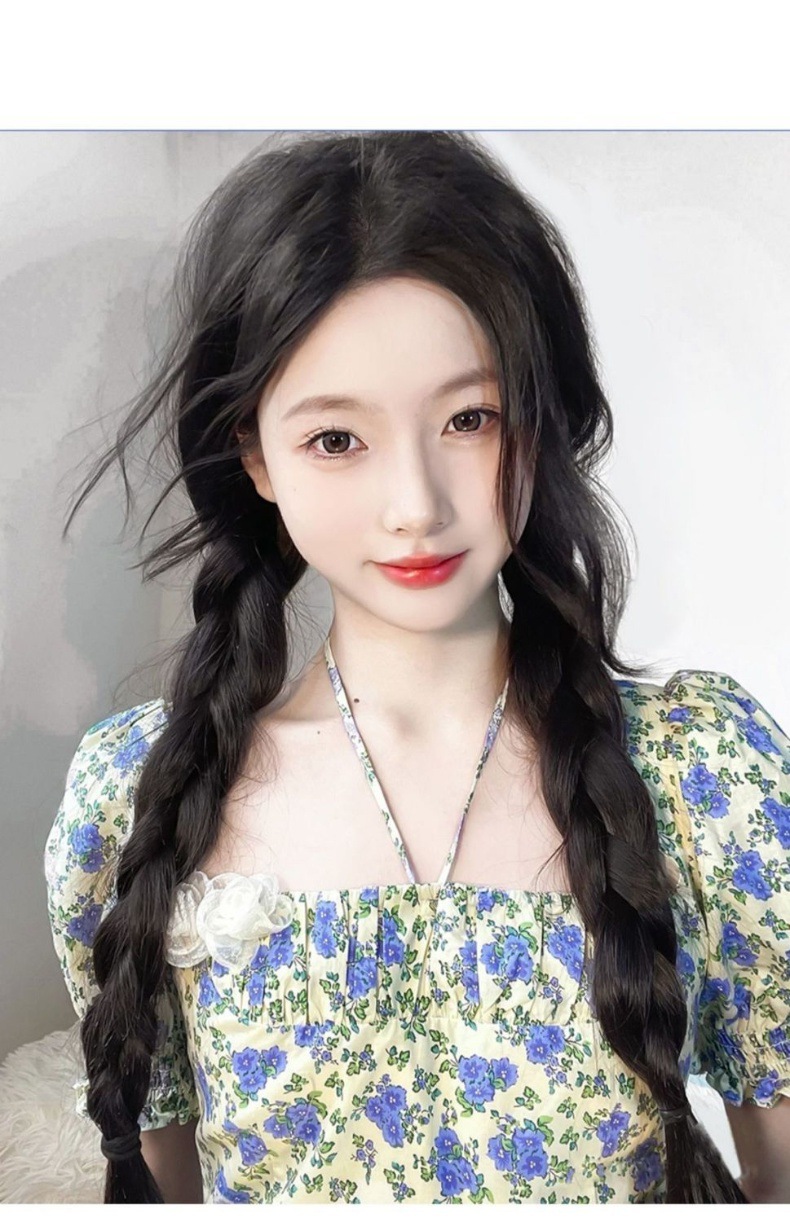 假发辫子女温婉麻花辫新中式长辫子自然甜酷拳击辫高扎双马尾假发