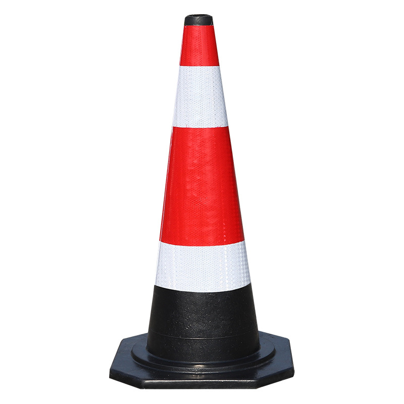 反光路锥车位桩 橡胶路椎雪糕桶警示锥警示锥桶三角椎路