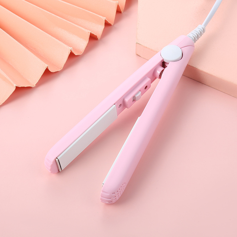 Hair Styling Iron Hair Straightener Student Mini Female Small Electric Hair Straightener Hair Curler and Straightener Dual-Use Bangs Hair Straightener and Curler Factory Direct Sales