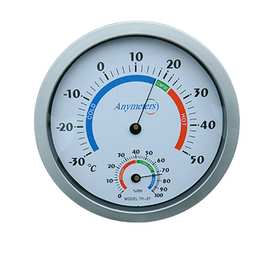 指针式温度计 大号表盘温湿度表 壁挂式th-2c圆形 优惠供应