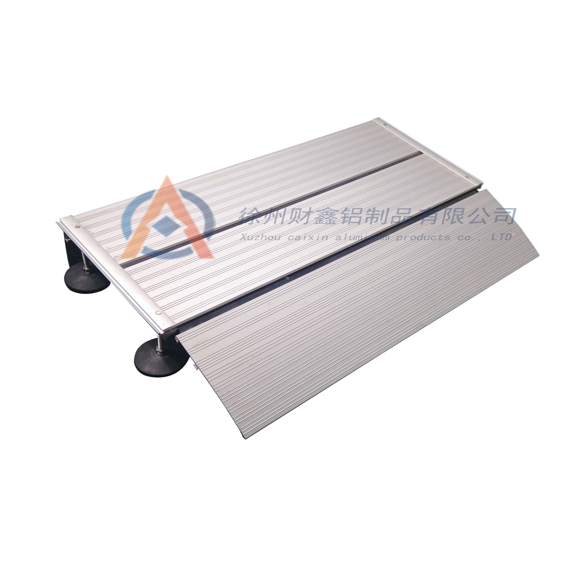 无障碍坡道铝合金通道 移动折叠上台阶垫斜坡板 平板推车装车