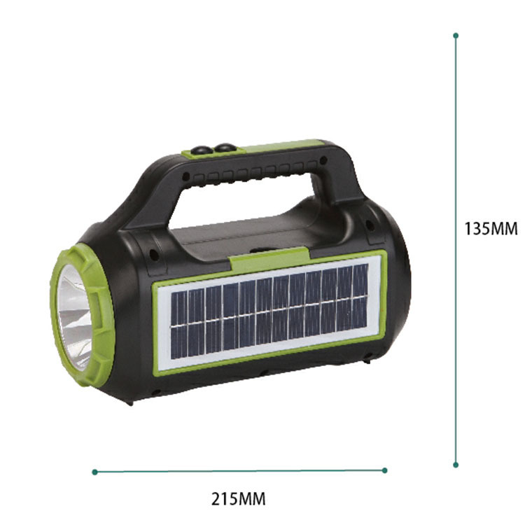 at-9037 Solar Integrated Lighting System Power Torch Power Bank Emergency Light