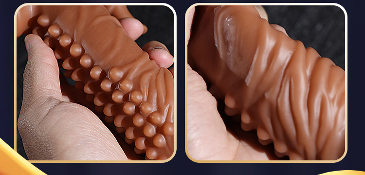 男用无线遥控充电震动狼牙阴茎刺套硅胶加粗加长套成人情趣性用品