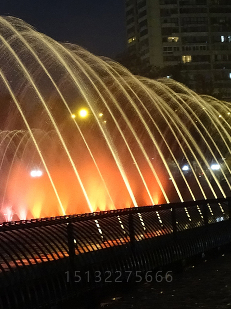 音乐喷泉全套设备景点互动感应全套设备景区庭院广场珍珠跳跳景观-阿