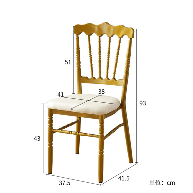 Bamboo Chair Castle Chair Napoleon Chairs Restaurant Ding Room Hotel Banquet Chair Outdoor Activities Wedding Ceremony Dining Chair