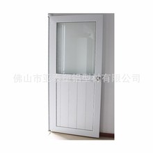 塑料白色木纹室内厕所门塑钢门卫生间玻璃门 PVC白色洗手间成品门