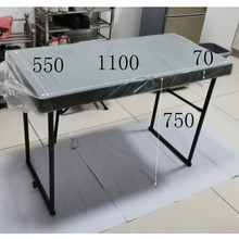 厂家直销户外露营作业桌便携式野营折叠桌面加厚吹塑桌