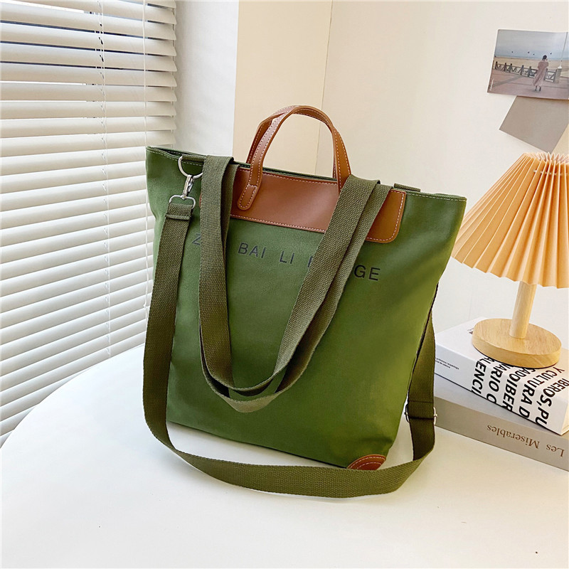 Women's Bag New 2021 Japanese Fashion Shoulder Bags Canvas Bag Crossbody Women's Large Capacity Totes Handbag