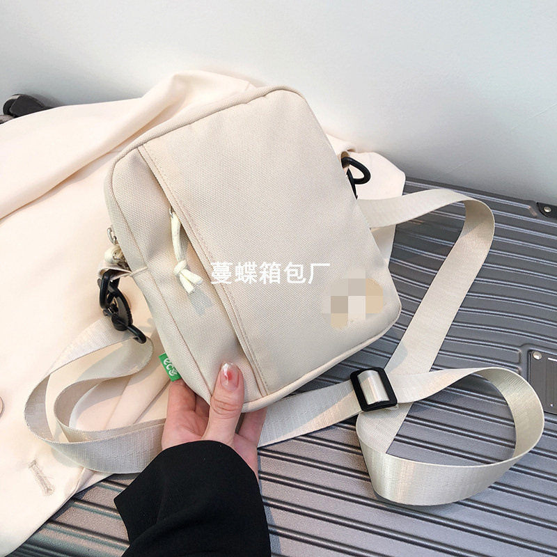 New Trendy Crossbody Bag Campus Student Versatile Fashion Shoulder Bag Couple Sports Bag Travel Small Square Bag