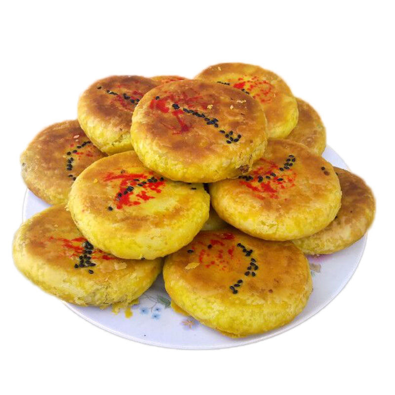 甘肃岷县点心亚亚手工酥皮点心五仁糕点月饼馅饼早点小吃特产包邮