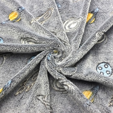 胶印法兰绒珊瑚绒面料3d荧光胶浆印花法莱绒288f珊瑚绒法兰绒布料