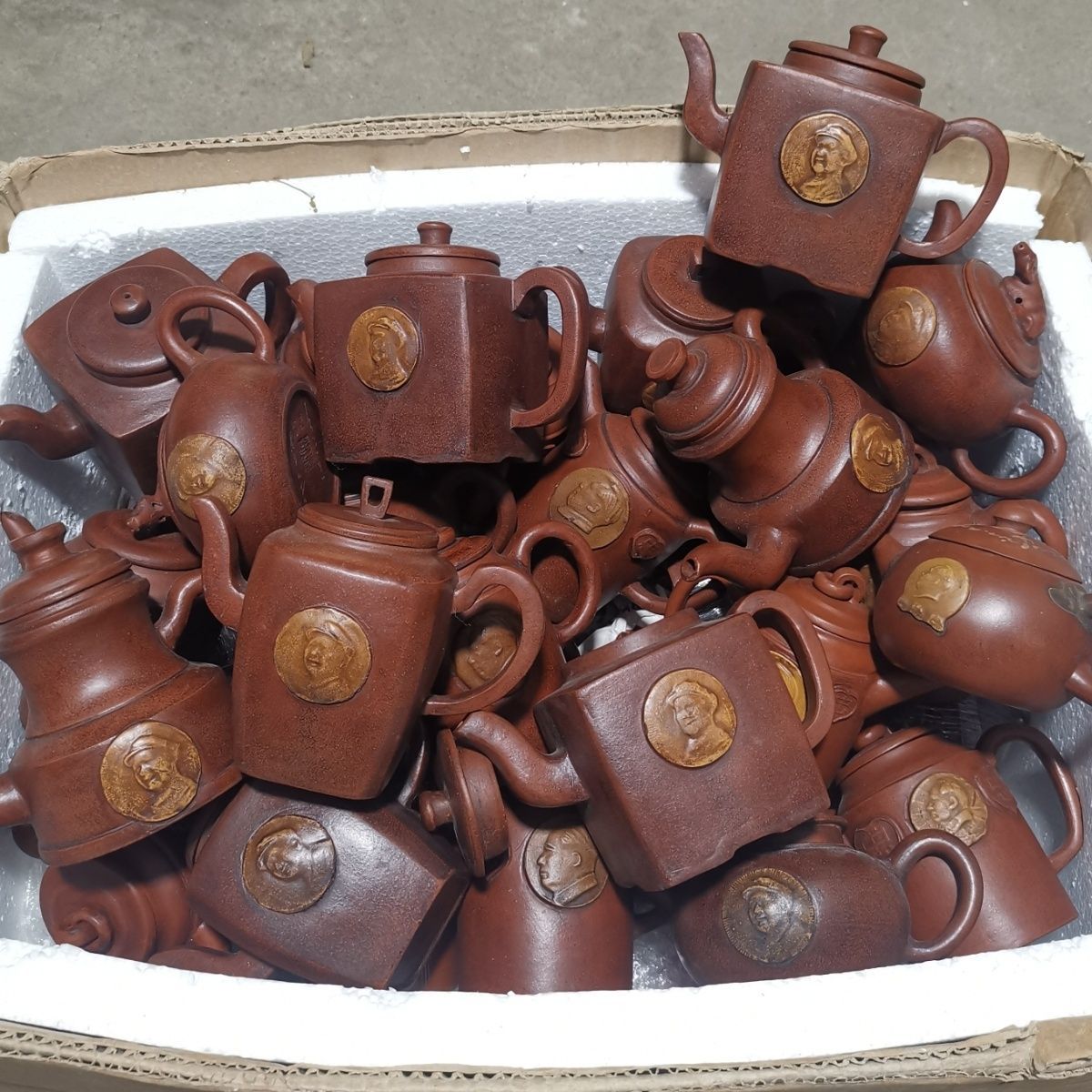 亏本处理文革老式一厂顾景舟蒋蓉紫砂茶壶宜兴原矿纯全手工老库存