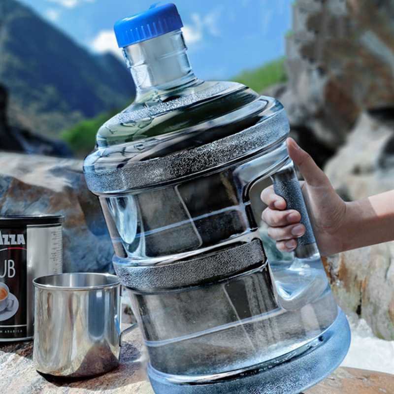 纯净水桶加厚饮水机桶家用pc手提塑料水桶矿泉水桶小型带盖储水桶