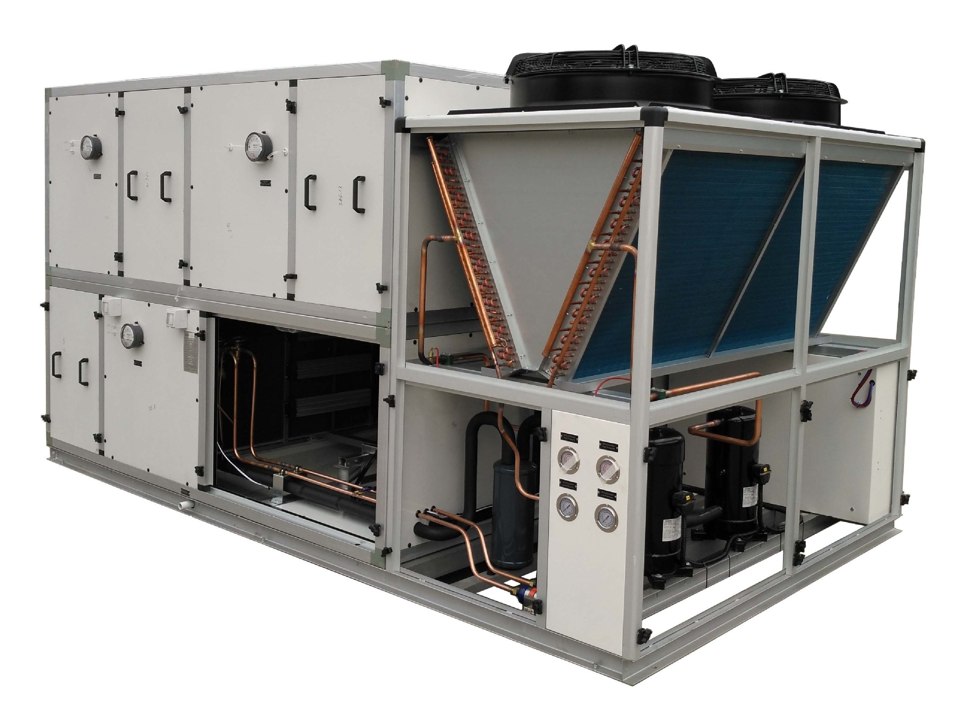 屋顶机水冷恒温恒湿空调食品厂空调不锈钢空调机组包装车间空调