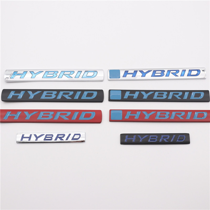 适用于本田飞度奥德赛金属车贴尾标汽车混合动力车标hybrid字标