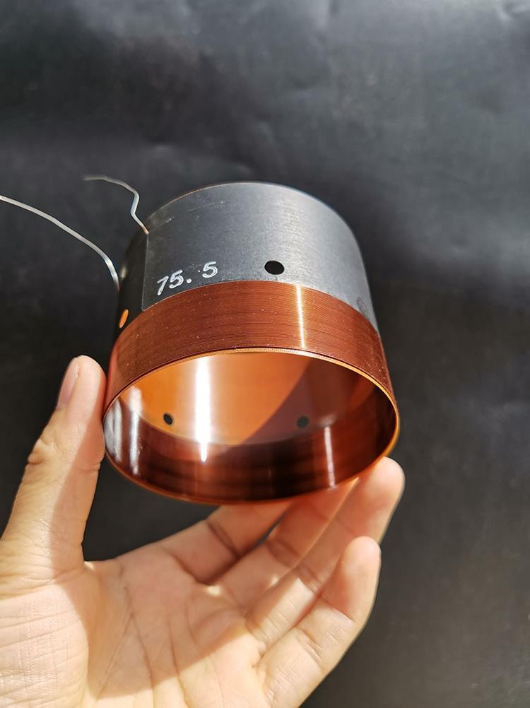 15寸音响扬声器低音喇叭音圈75.5大功率双层维修配件款包邮