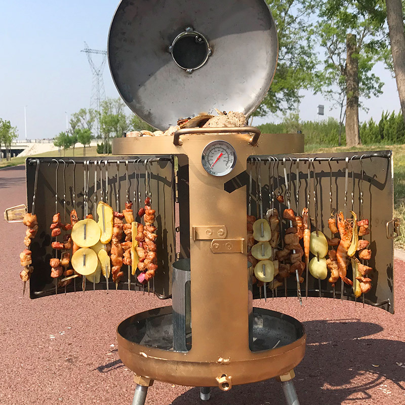 烧烤吊炉家用多功能木炭小型无烟商东北烧烤炉户外挂生蚝烤羊腿炉