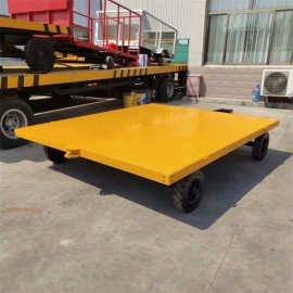 厂区平板拖车车间仓库周转物料设备车重型平板运输车厂可挂牌拖斗